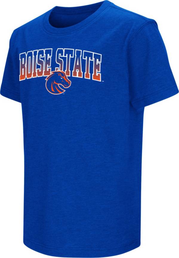 Colosseum Youth Boise State Broncos Blue Dual Blend T-Shirt