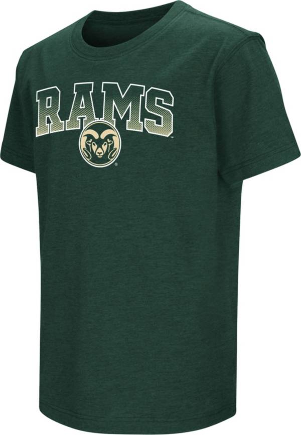 Colosseum Youth Colorado State Rams Green Dual Blend T-Shirt
