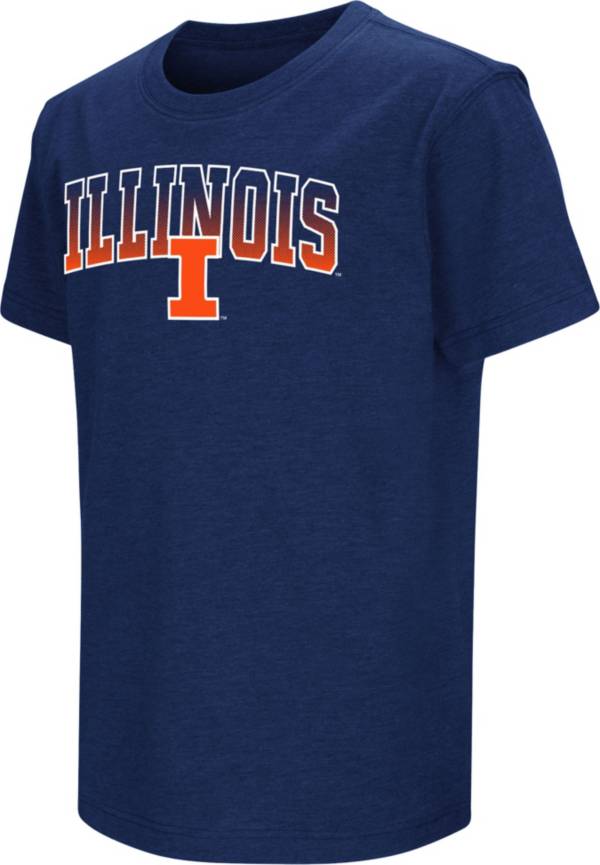 Colosseum Youth Illinois Fighting Illini Blue Dual Blend T-Shirt