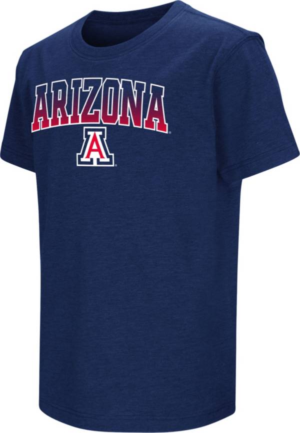 Colosseum Youth Arizona Wildcats Navy Dual Blend T-Shirt