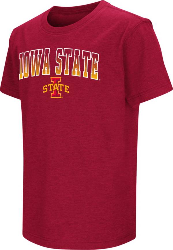 Colosseum Youth Iowa State Cyclones Cardinal Dual Blend T-Shirt