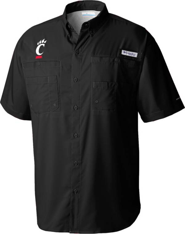 Columbia Men's Cincinnati Bearcats Black Tamiami Shirt