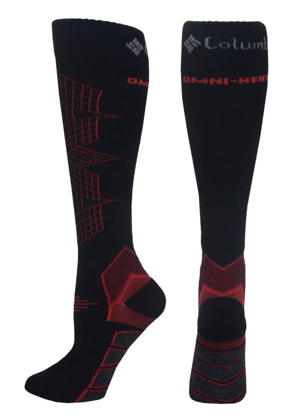 Columbia Omni-Heat Optical Grid Over-the-Calf Ski Socks