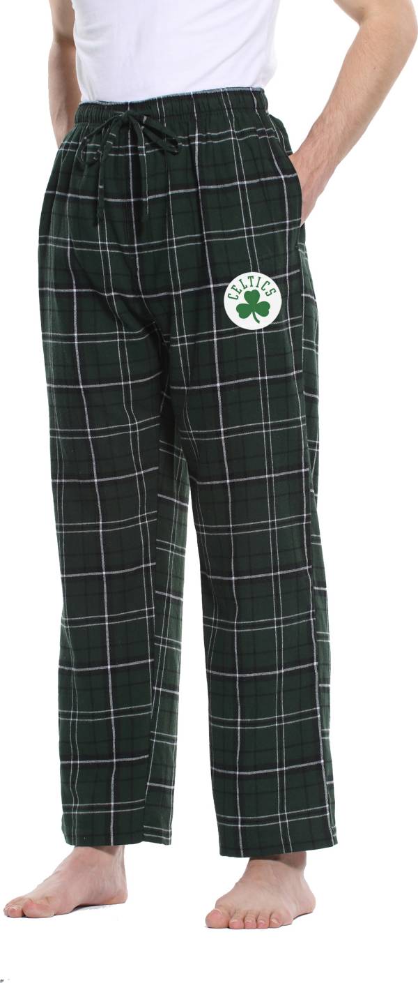 Concepts Sport Men's Boston Celtics Plaid Flannel Pajama Pants