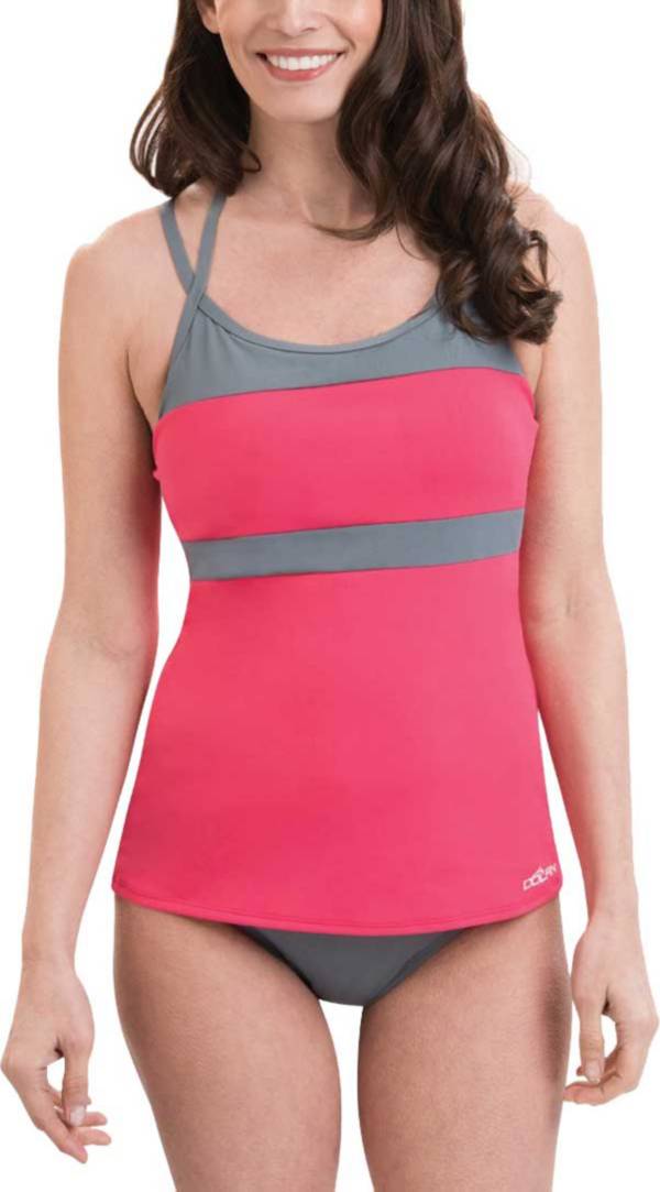 Dolfin Women's Aquashape T-Strap Tankini Top