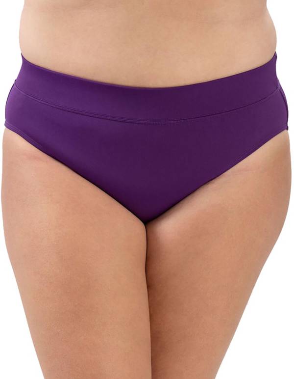 Dolfin Women's Solid Moderate Racer Brief