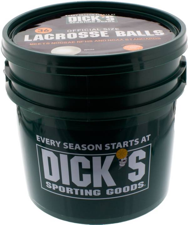 DICK'S Sporting Goods Lacrosse Ball Bucket - 36 Pack