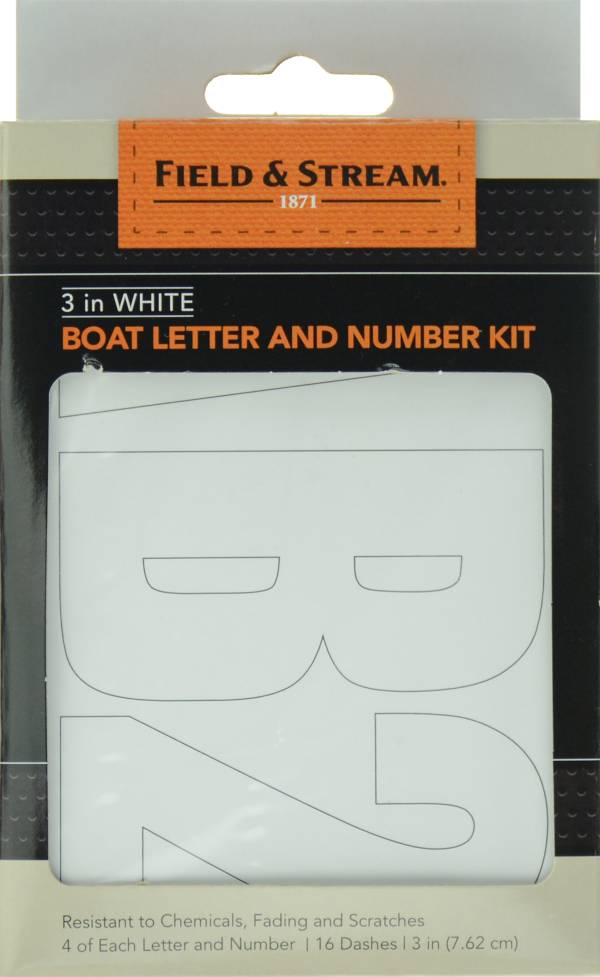 Field & Stream Boat Letter and Number Kit