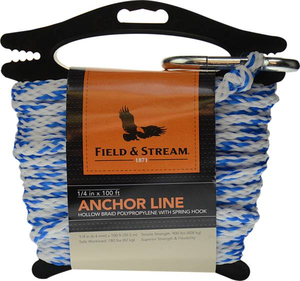 Field & Stream Hollow Braid Polypropylene Anchor Line with Spring Hook product image