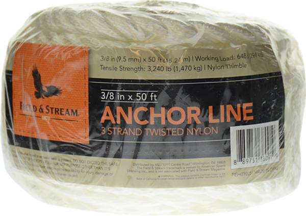 Field & Stream 3 Strand Twisted Nylon Anchor Line