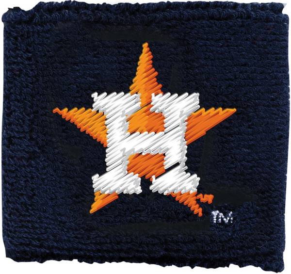 Franklin Houston Astros Black 2.5” Wristbands