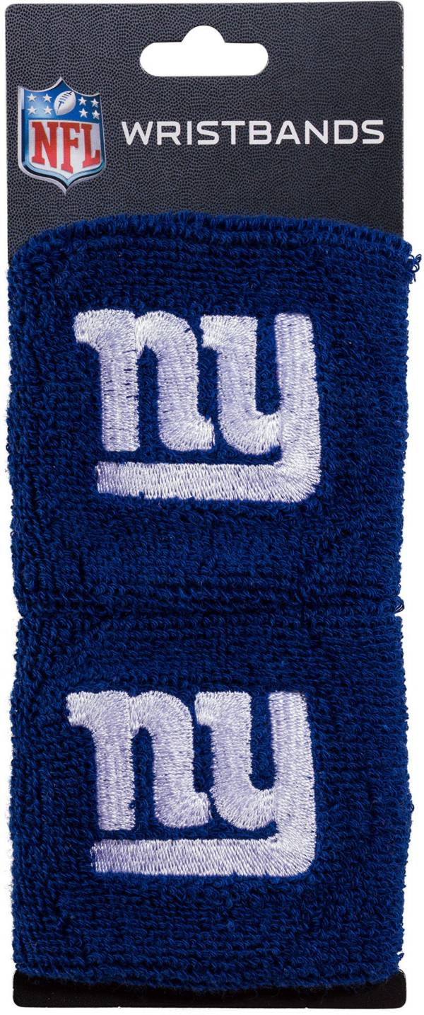 Franklin New York Giants Embroidered Wristbands