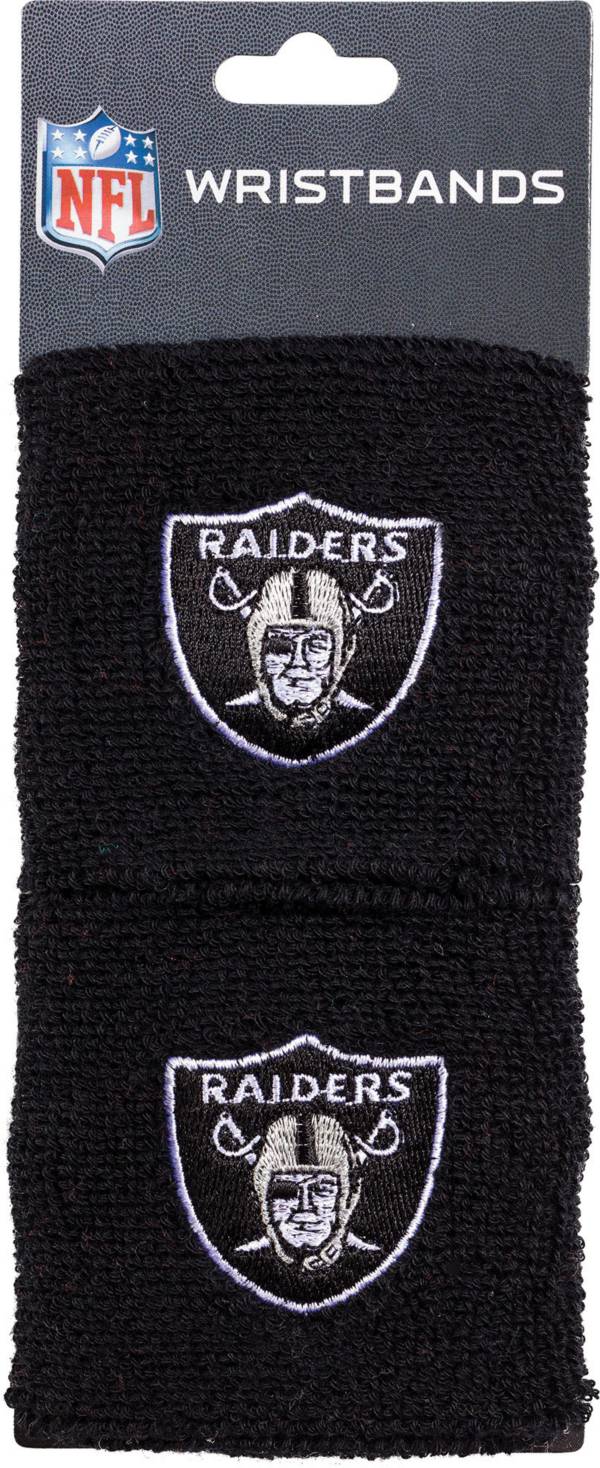 Franklin Las Vegas Raiders Embroidered Wristbands