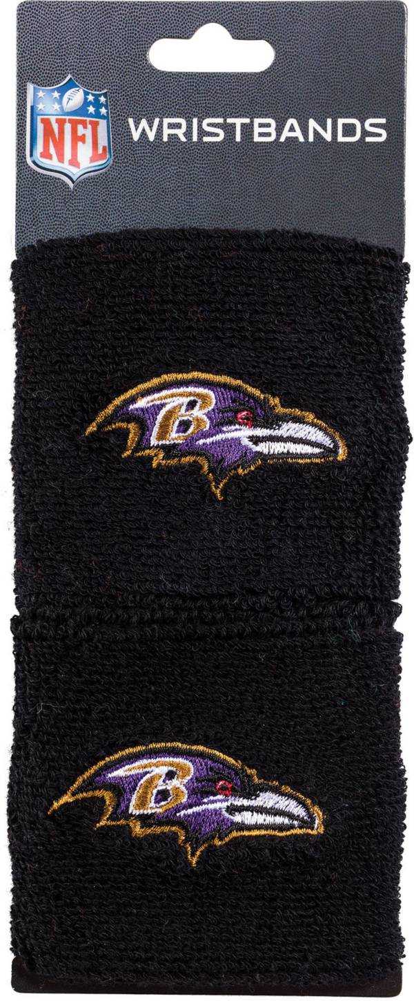 Franklin Baltimore Ravens Embroidered Wristbands product image