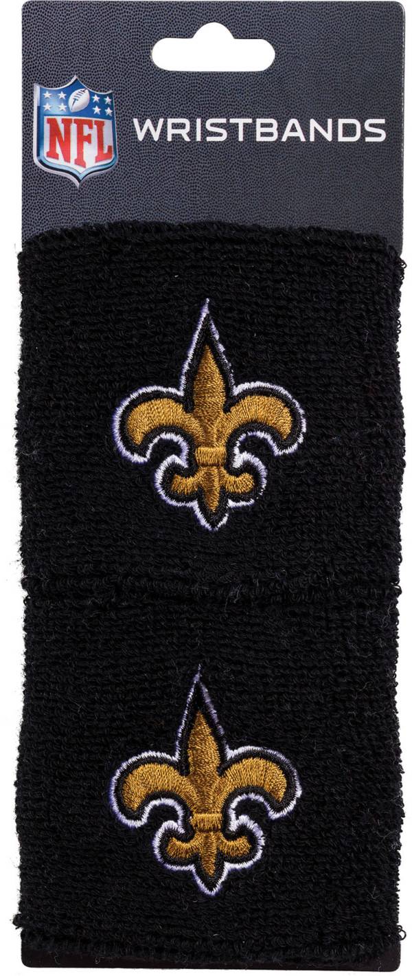 Franklin New Orleans Saints Embroidered Wristbands