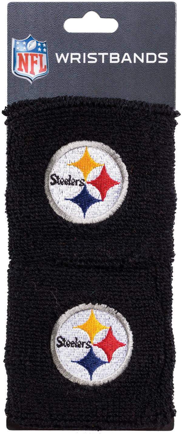 Franklin Pittsburgh Steelers Embroidered Wristbands