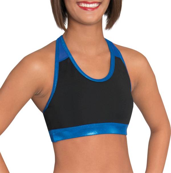 GK Elite Women's Mesh Racerback Cheerleading Crop Top