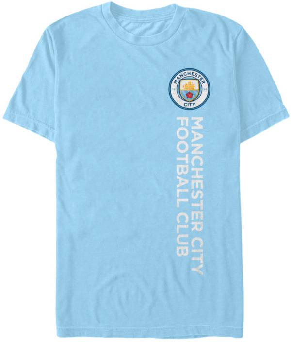 Fifth Sun Men's Manchester City Wordmark Light Blue T-Shirt product image