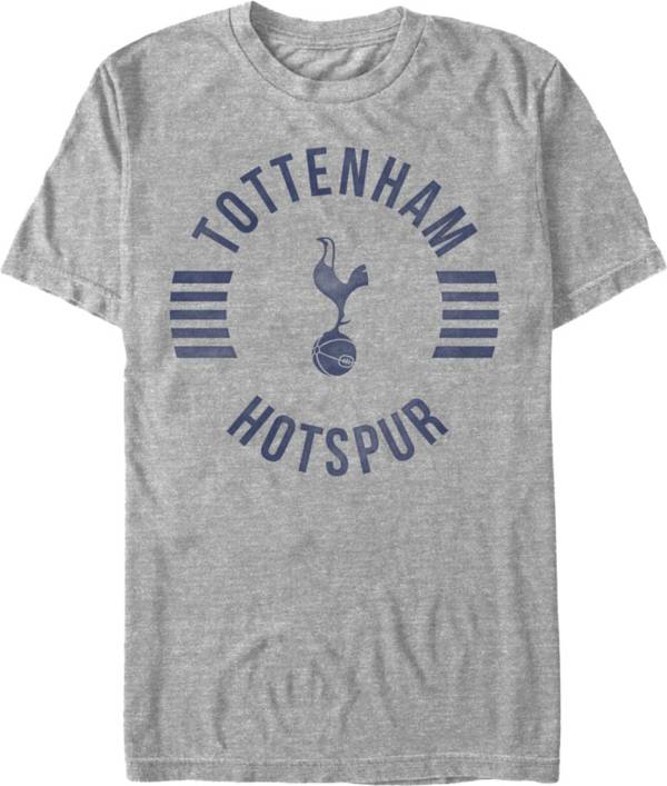 Fifth Sun Men's Tottenham Hotspur Spur Sphere Athletic Heather Crew T-Shirt