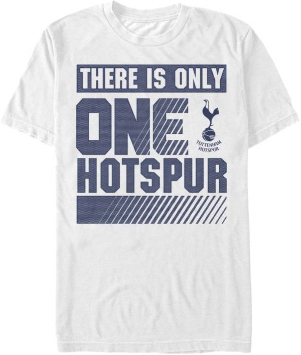 Fifth Sun Men's Tottenham Hotspur Only One White Crew T-Shirt