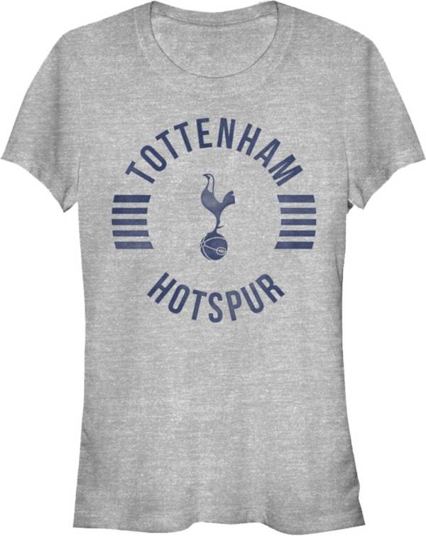 Fifth Sun Women's Tottenham Hotspur Spur Sphere Athletic Heather Crew T-Shirt