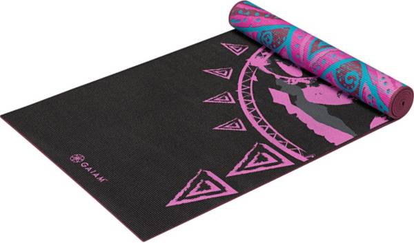 Gaiam 6mm Premium Print Reversible Yoga Mat