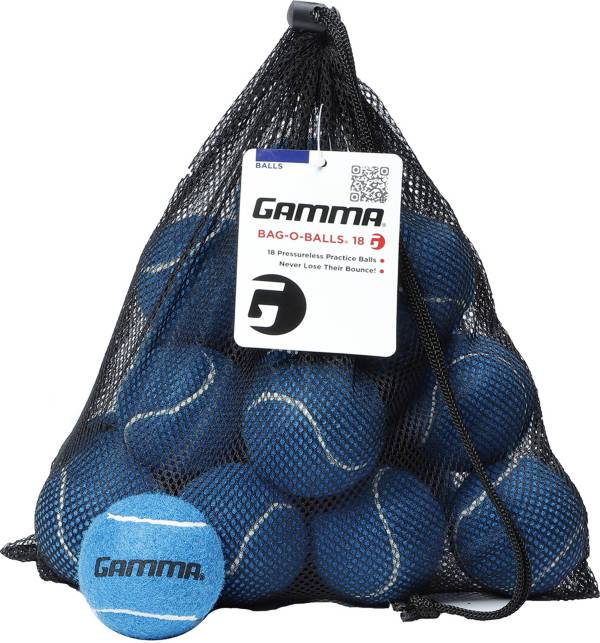 GAMMA Bag-O-Balls Pressureless Tennis Balls - 18 Ball Pack