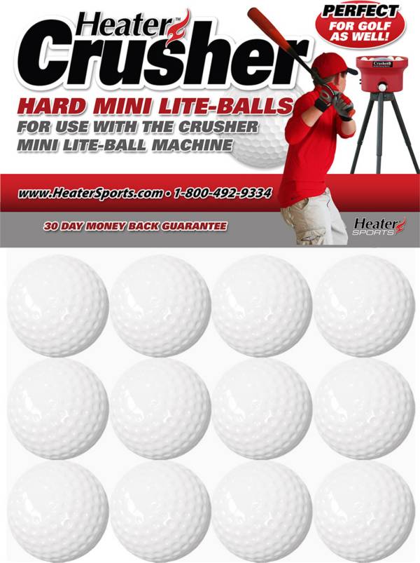 Heater Crusher Fast Mini Poly Balls – 12 Pack