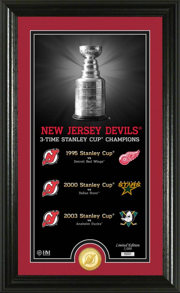 Highland Mint New Jersey Devils Legacy Supreme Bronze Coin Panoramic Photo Mint product image