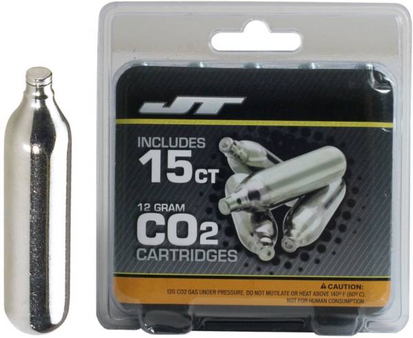 JT Paintball CO2 Cartridges – 15 Pack