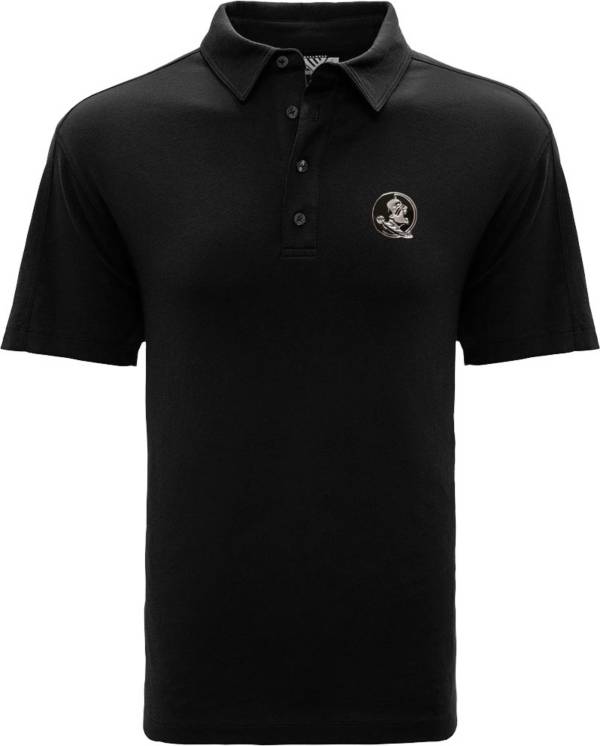 Levelwear Men's Florida State Seminoles Black Reign Polo