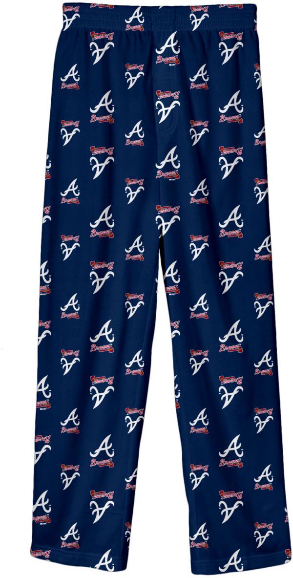 Majestic Youth Atlanta Braves Team Logo Pajama Pants