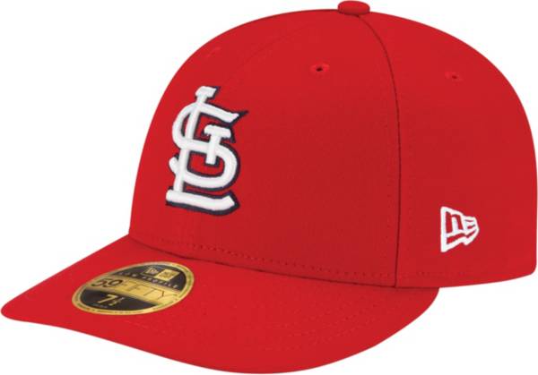 New Era Men's St. Louis Cardinals 59Fifty Game Red Low Crown Authentic Hat