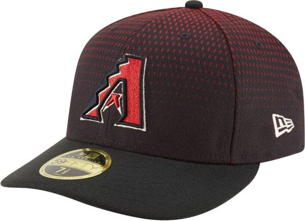 New Era Men's Arizona Diamondbacks 59Fifty Alternate Black Low Crown Authentic Hat