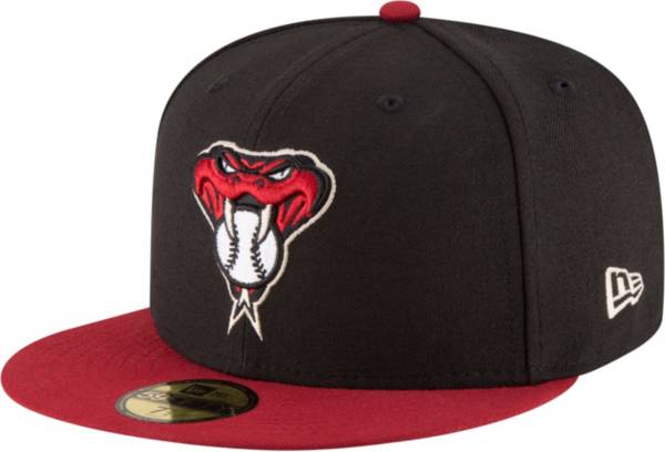 New Era Men's Arizona Diamondbacks 59Fifty Alternate Black Authentic Hat