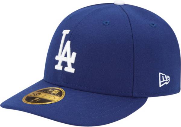 New Era Men's Los Angeles Dodgers 59Fifty Game Royal Low Crown Authentic Hat