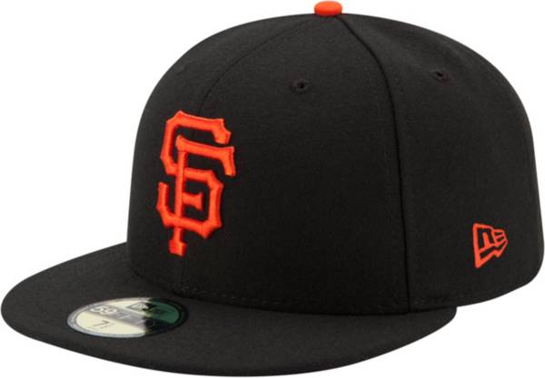 New Era Men's San Francisco Giants 59Fifty Game Black Authentic Hat