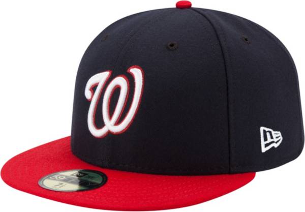 New Era Men's Washington Nationals 59Fifty Alternate Navy Authentic Hat