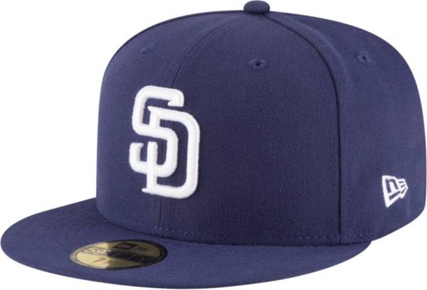 New Era Men's San Diego Padres 59Fifty Home Navy Authentic Hat