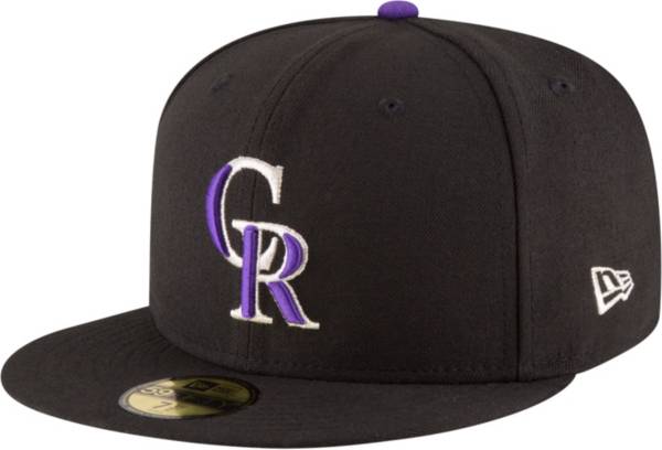 New Era Men's Colorado Rockies 59Fifty Game Black Authentic Hat product image
