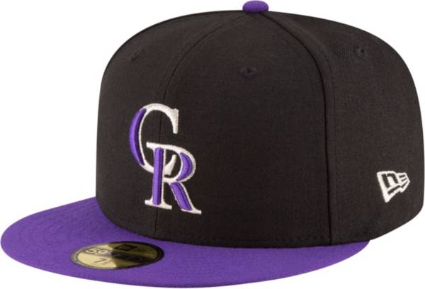 New Era Men's Colorado Rockies 59Fifty Alternate Black Authentic Hat