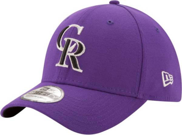 New Era Men's Colorado Rockies 39Thirty Purple Stretch Fit Hat