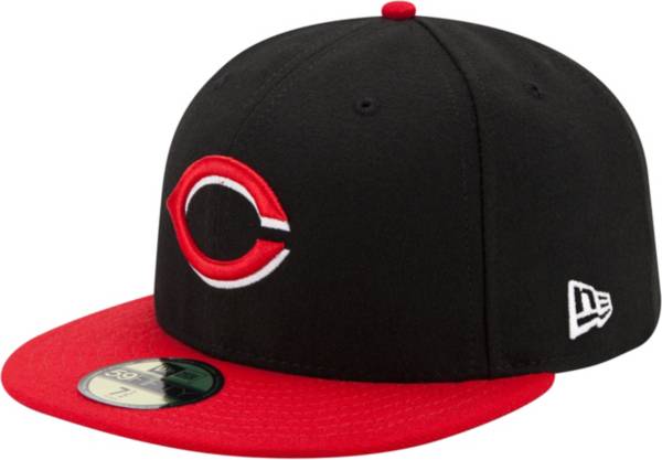 New Era Men's Cincinnati Reds 59Fifty Alternate Black Authentic Hat