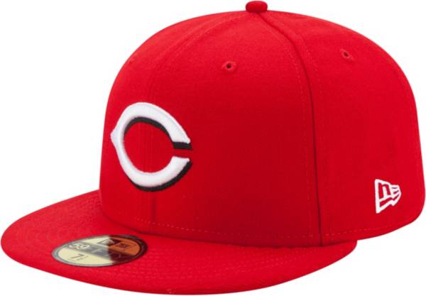 New Era Men's Cincinnati Reds 59Fifty Home Red Authentic Hat