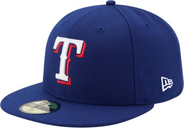 New Era Men's Texas Rangers 59Fifty Game Royal Authentic Hat