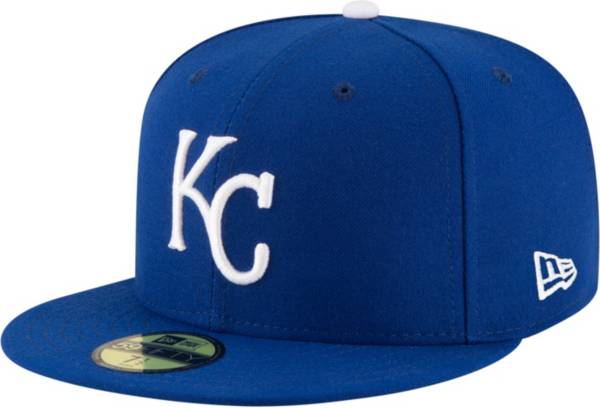 New Era Men's Kansas City Royals 59Fifty Game Royal Authentic Hat