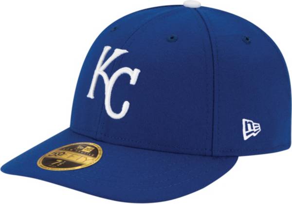 New Era Men's Kansas City Royals 59Fifty Game Royal Low Crown Authentic Hat