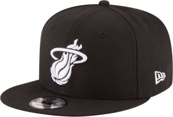 New Era Men's Miami Heat 9Fifty Adjustable Snapback Hat