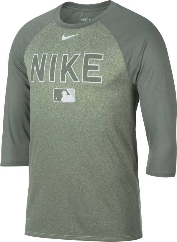 Nike Men's Legend Raglan ¾-Sleeve Baseball Shirt