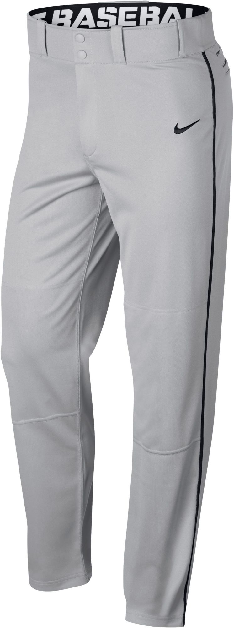 nike white baseball pants with red piping